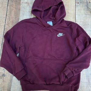 Nike kids Maroon Hoodie Sweater